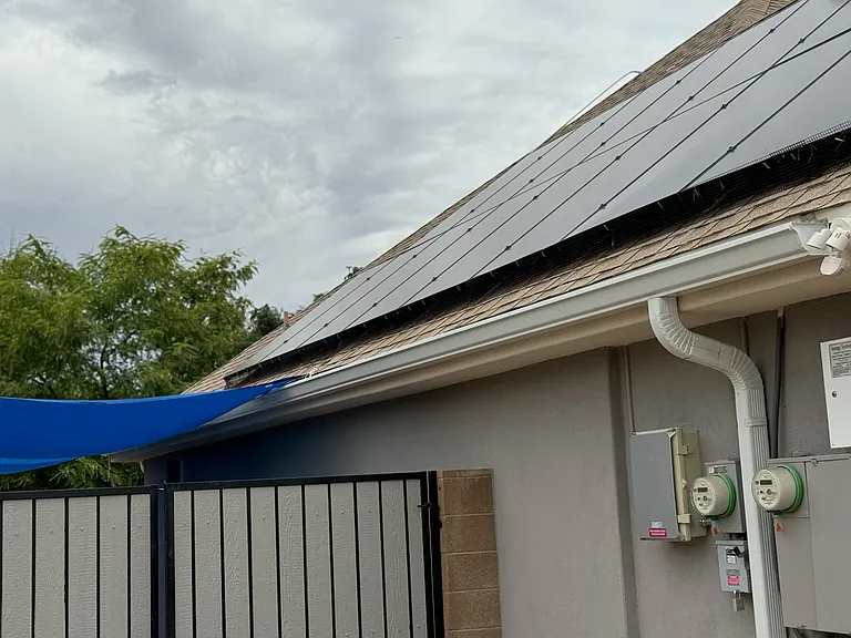 Solar! June a/c cooling bill while house has undergone remodeling with doors at time left open, $73 from SRP. Ext masonry walls were furred out & foamed in March with new sand stucco finish with elastomeric paint on all 3 sides. Triple pane windows.