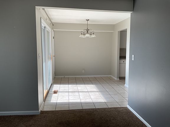 Dining room view with no table displayed