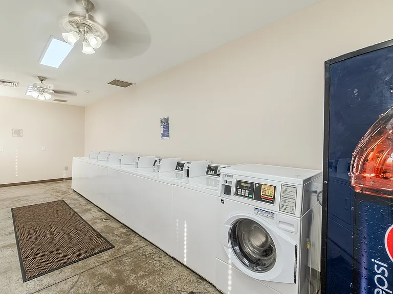 Secured Laundry Room