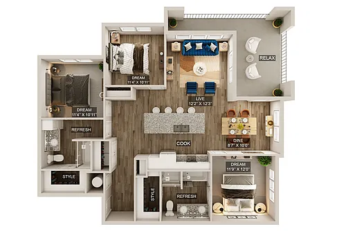 Floor plan C1