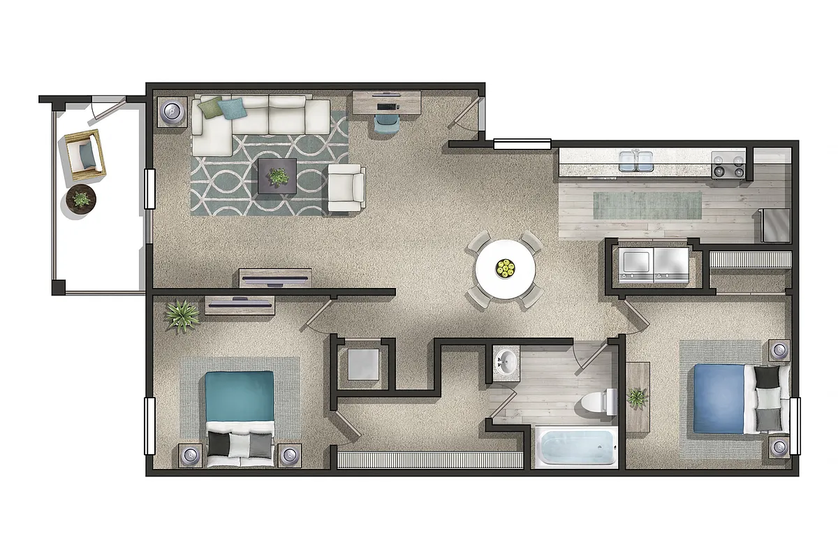 Floor plan The Midtown