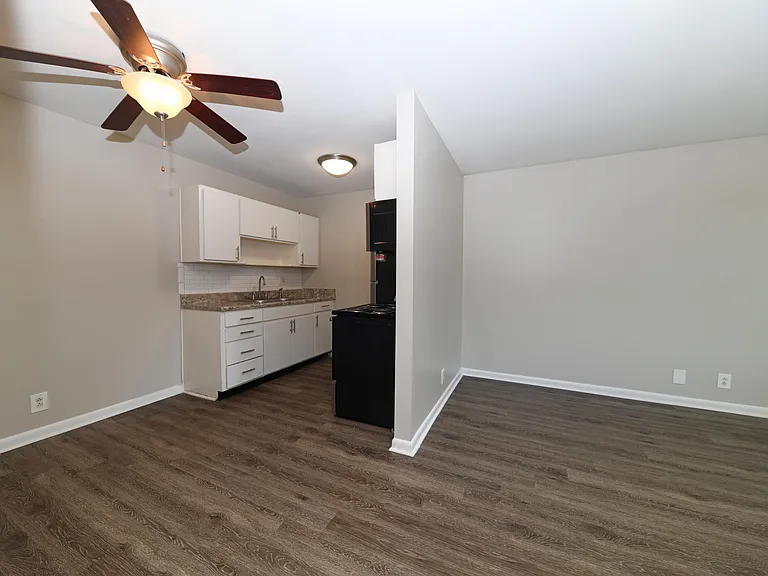 Kitchen and dining area