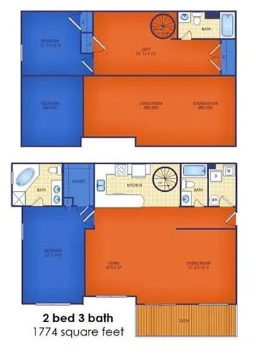 Floor plan 2G (Loft)