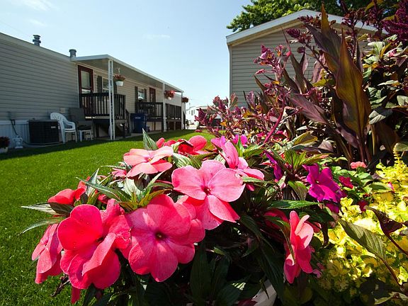 Beautiful Gardens at Chief Mobile Home Park