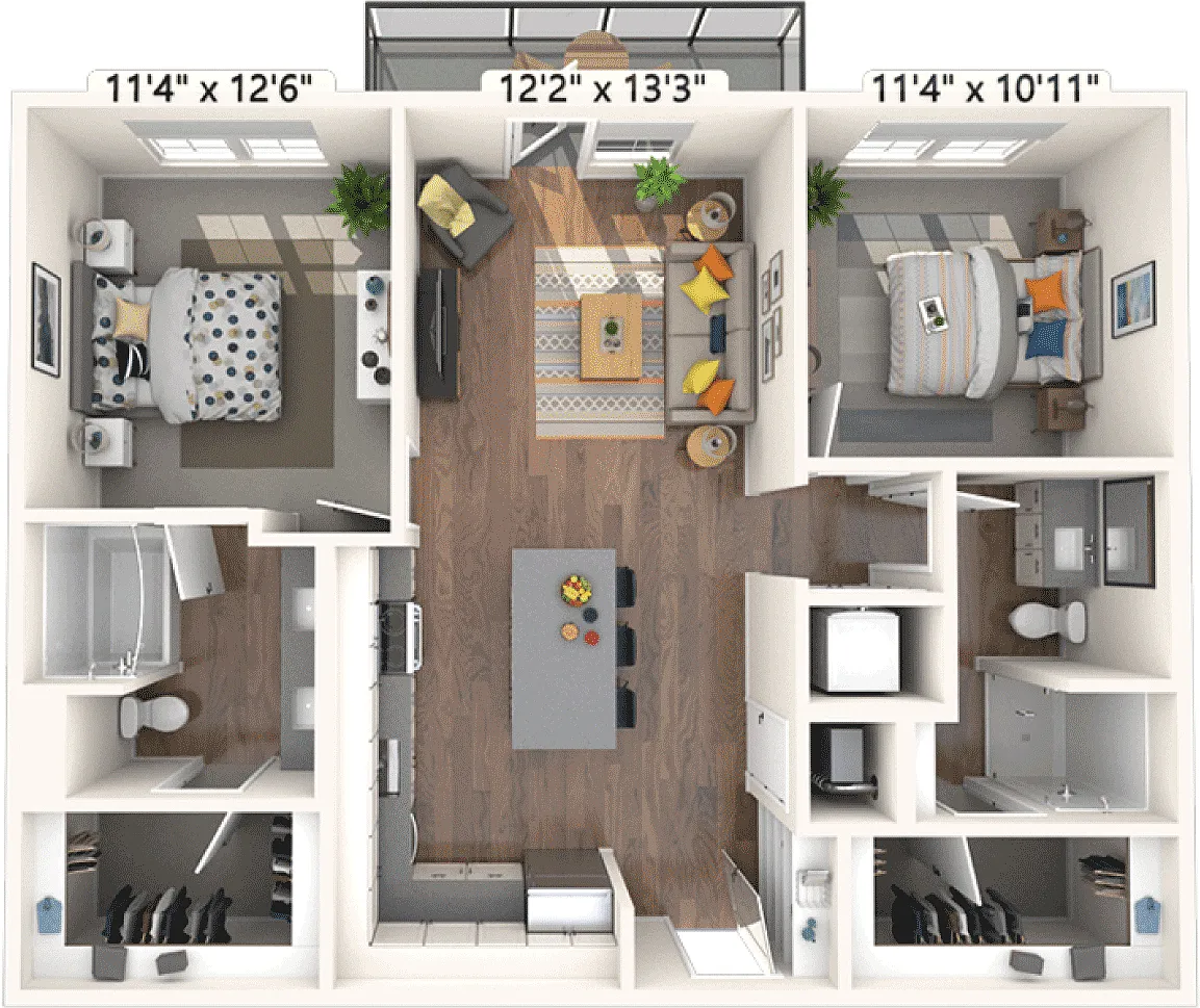 Floor plan B2