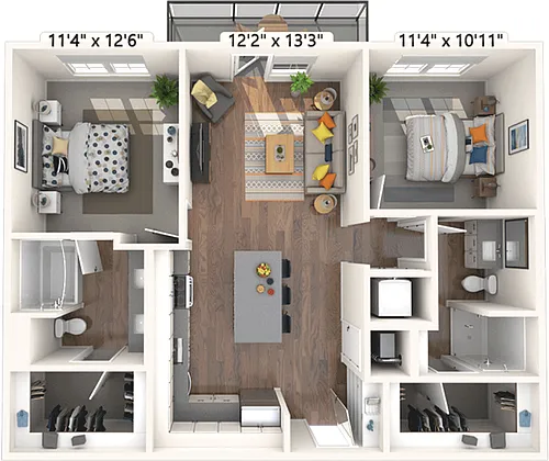 Floor plan B2