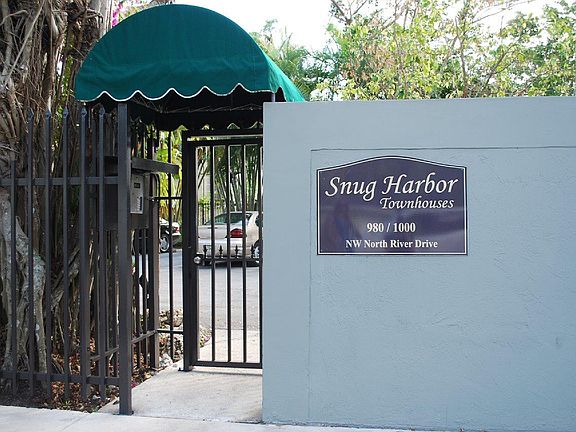Gated Snug Harbor Entrance