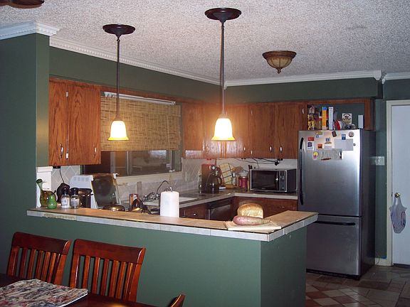 Kitchen from dining area