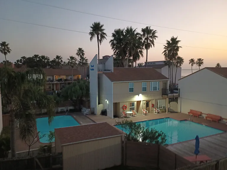 view from the balcony