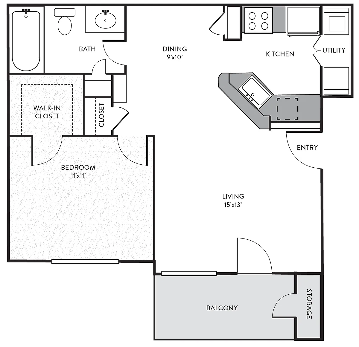 Floor plan A1-Modern