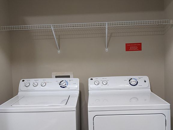 In unit laundry