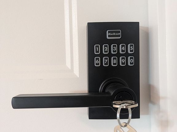 Private lock doors on each bedroom