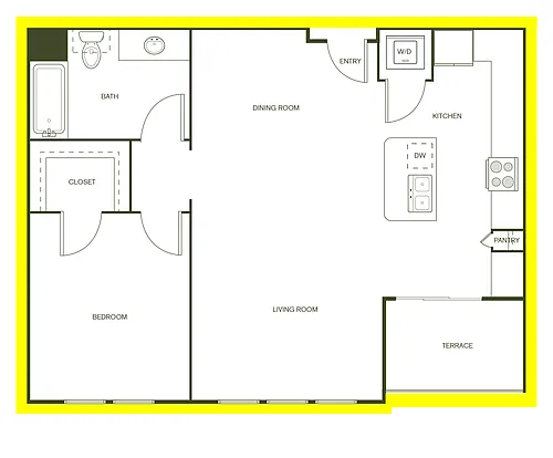 Floor plan A4 80