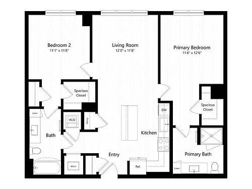 Floor plan B22