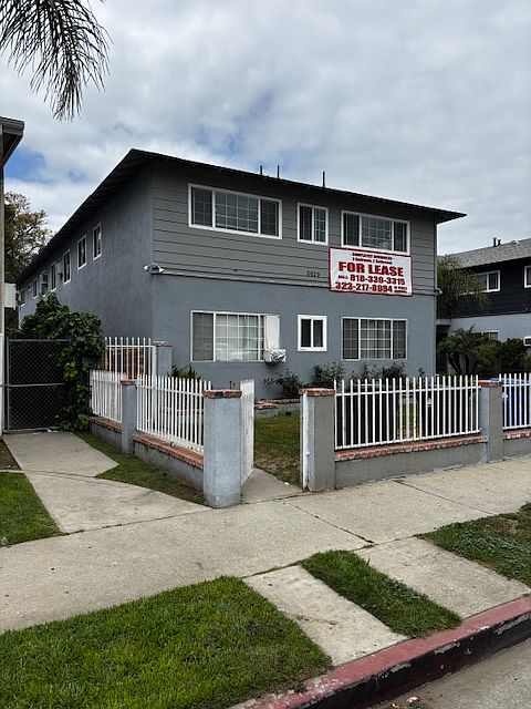 Front of building view, Vacant unit is on the second floor facing street