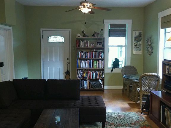 Living room with previous tenant