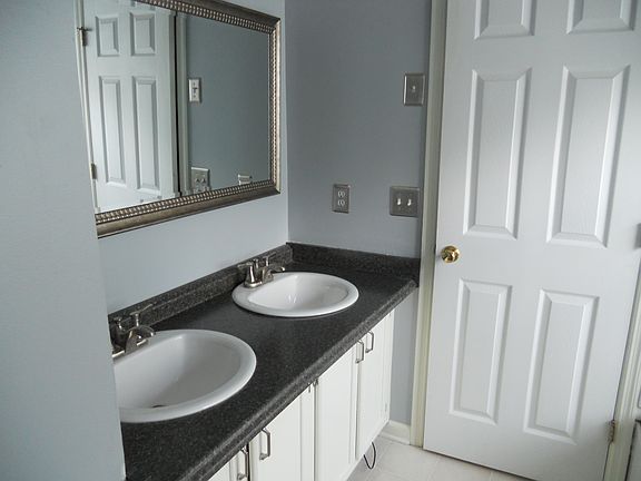 Dual vanity in master bath