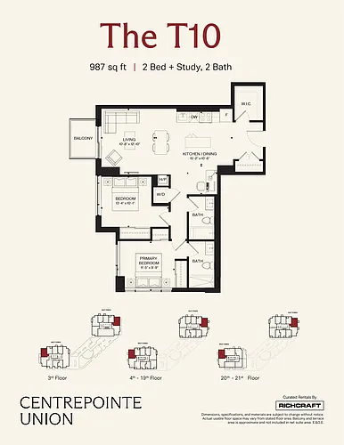 Floor plan 609E-CU
