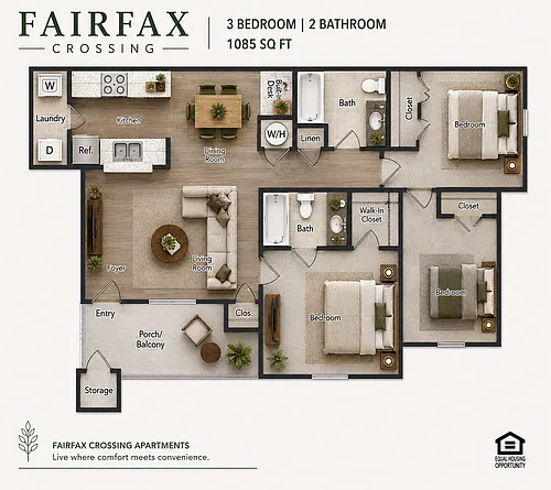 Floor plan 3BR