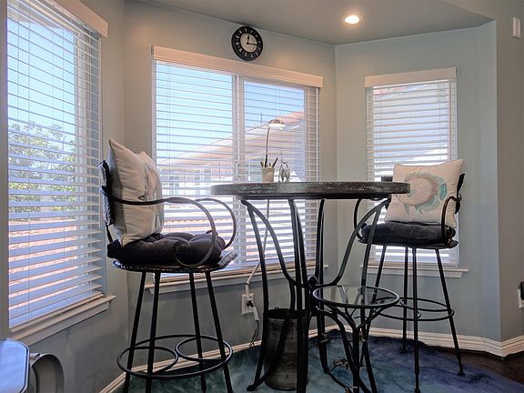 Breakfast nook is a great place to start the day and relax after a busy day.