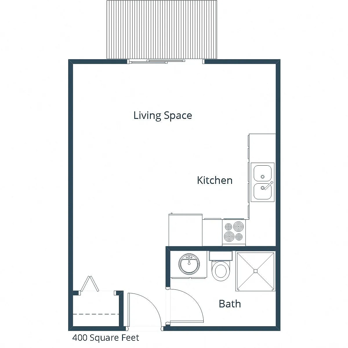 Floor plan Efficiency 01A