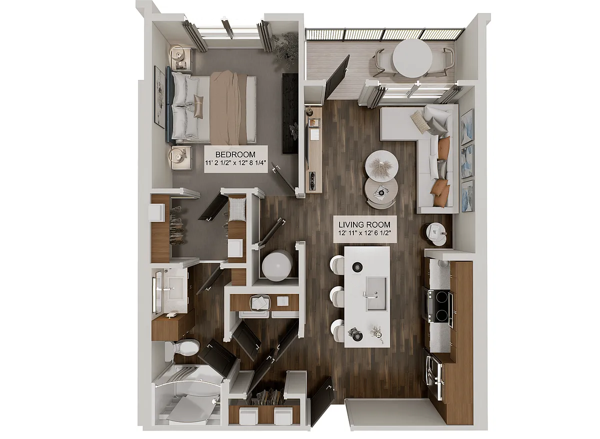 Floor plan Switchback (A1D)