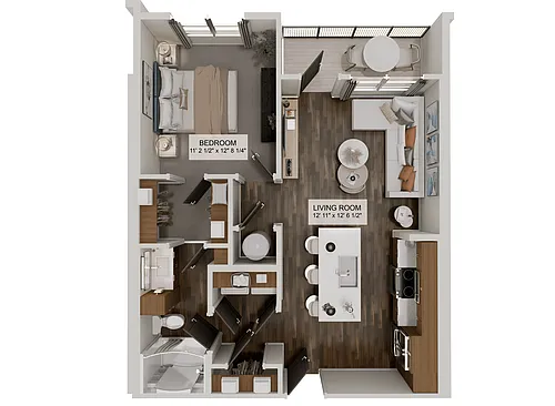 Floor plan Switchback (A1D)