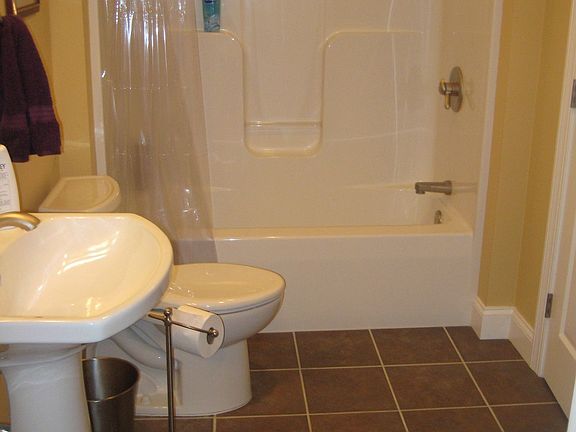 4th Full bath on lower level