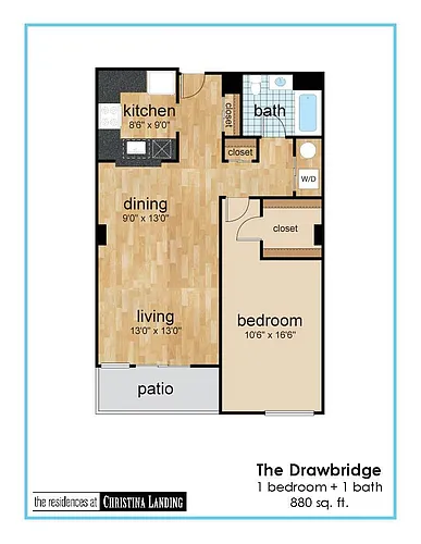 Floor plan Drawbridge