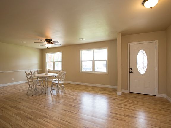 Lots of natural light in living area.  