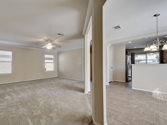 View of living room upon entry