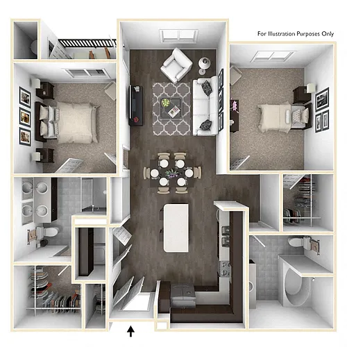 Floor plan B5 2X2