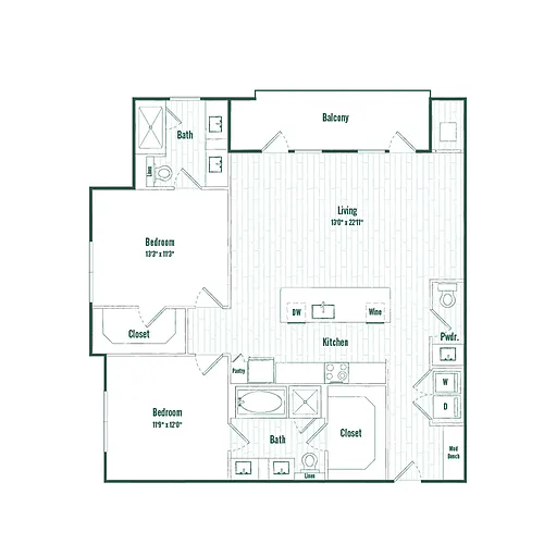 Floor plan B3