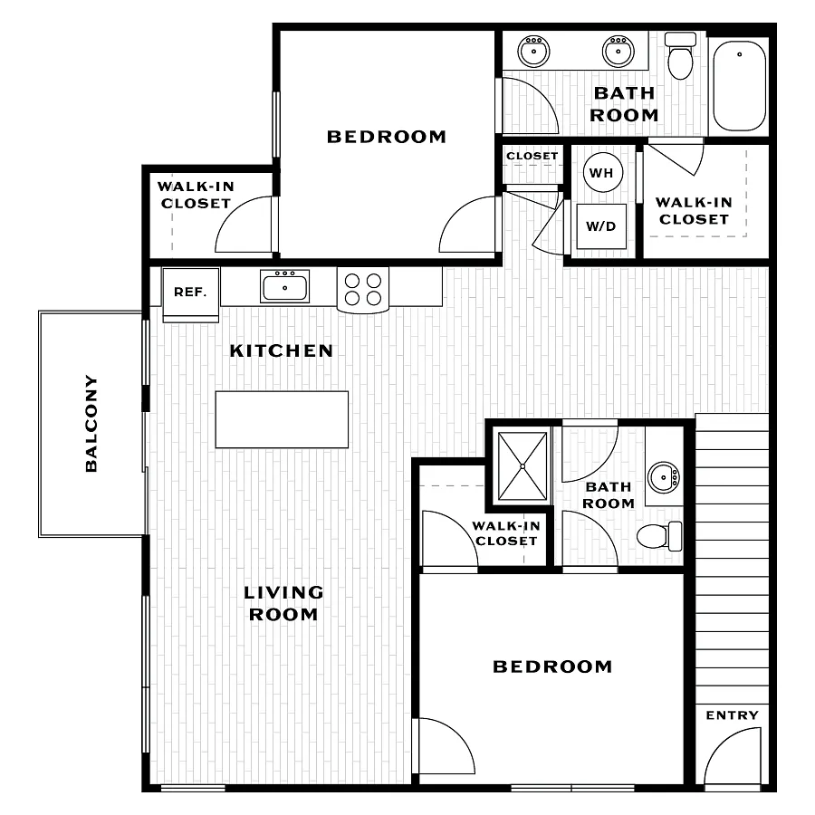 Floor plan 2C