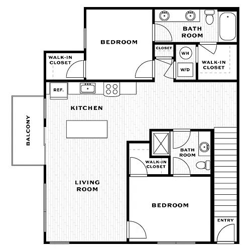 Floor plan 2C
