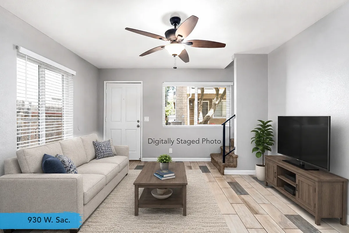 Floor plan 4 Bedroom 2 Bathroom - 930 W. Sacramento