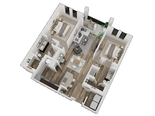 Floor plan 2x2L