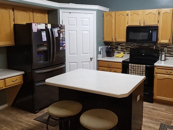 Kitchen with pantry. 