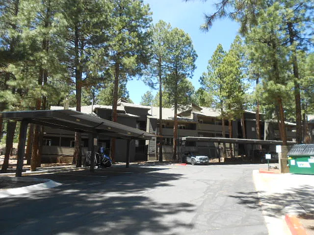 Front of building far