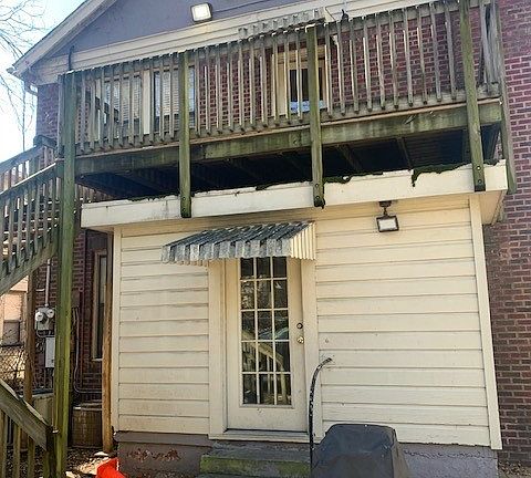 back of the duplex