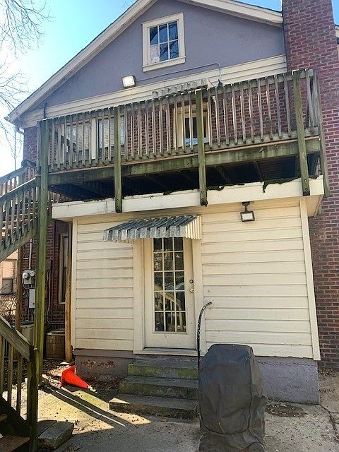 back of the duplex