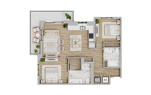 Floor plan Cosmos D