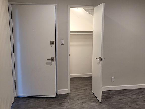 Huge coat and storage closet by front door