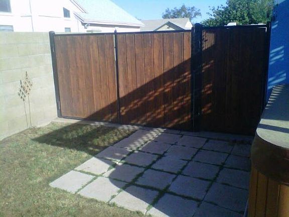 there are 2 RV gates!