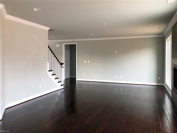 Family room open to the kitchen