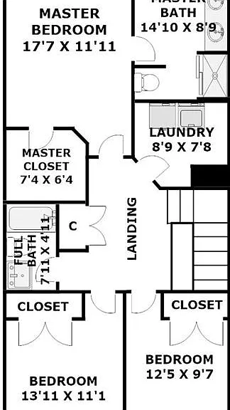 Floor plan-Upper level