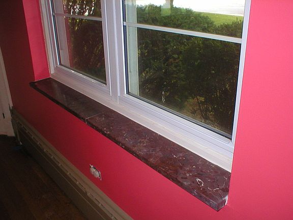 marble windowsills