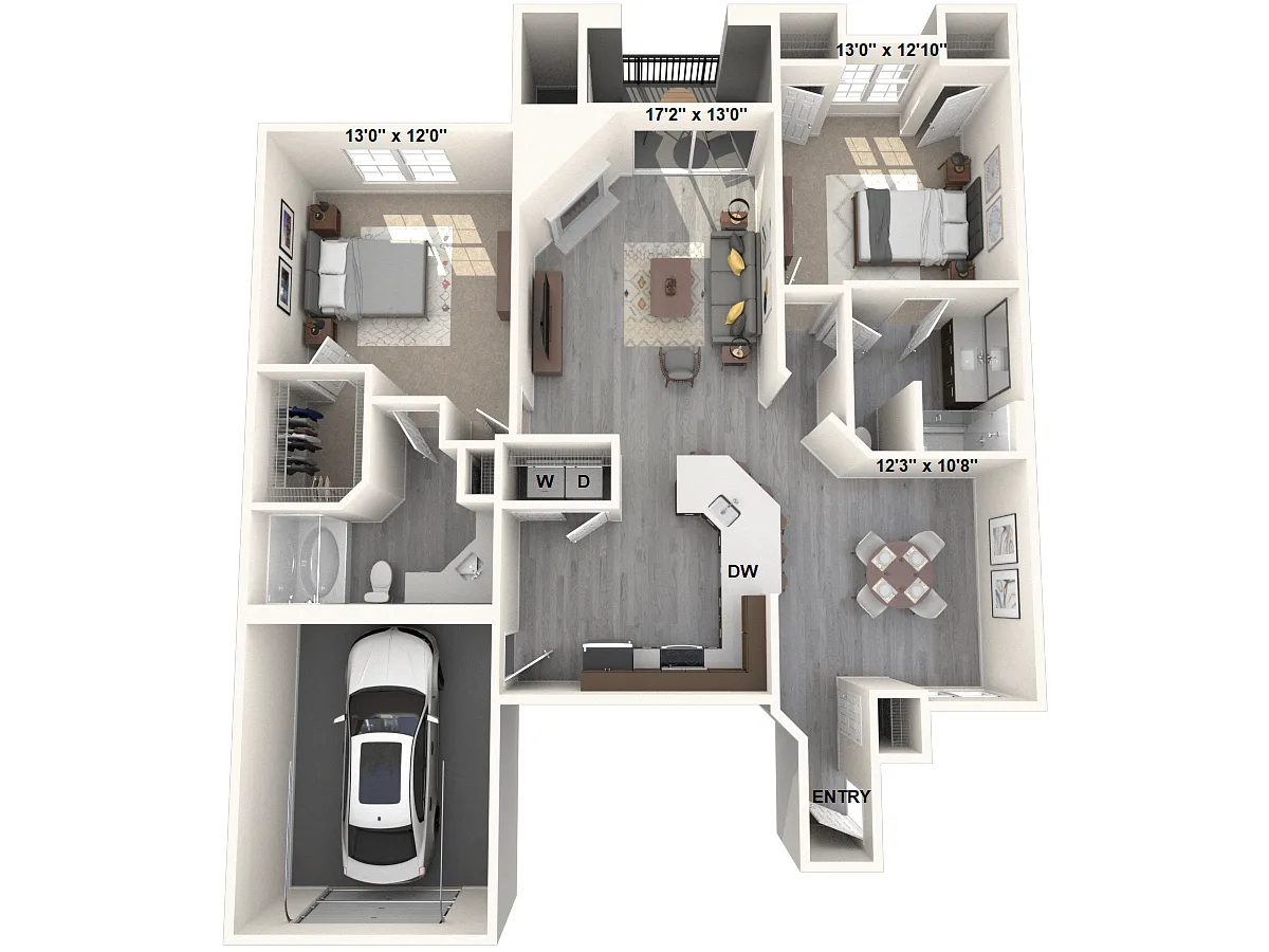 Floor plan B3-Espresso
