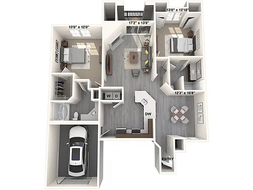 Floor plan B3-Espresso