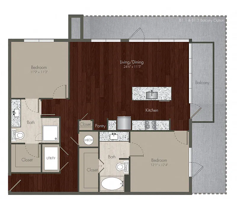 Floor plan B1
